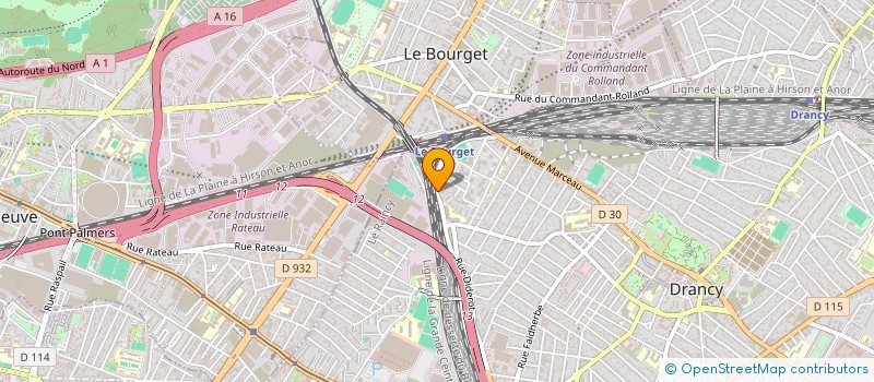 localisation de l'entreprise PROTEK à DRANCY