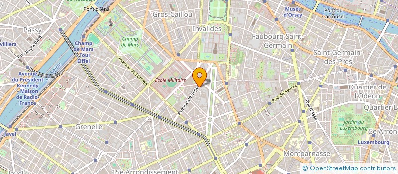 localisation de l'entreprise PROTEK LABO FRANCE à PARIS