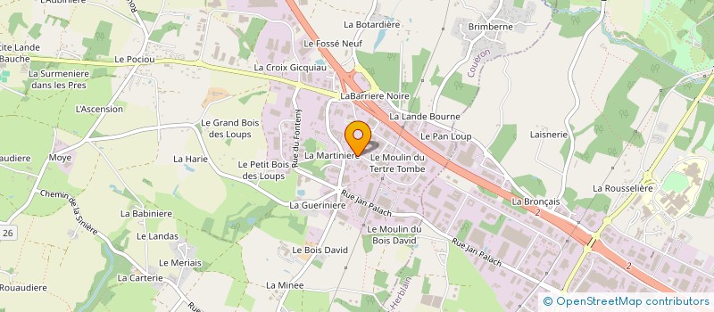 localisation de l'entreprise PROTEK SYSTEM à COUERON