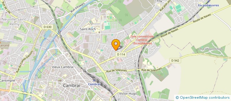 localisation de l'entreprise PROTEKINOX à CAMBRAI