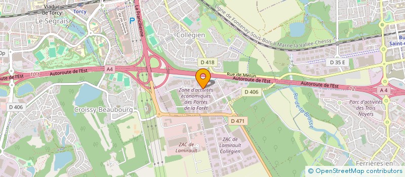 localisation de l'entreprise PROTEKTOR GESTION IMMOBILIERE SCI  COLLEGIEN