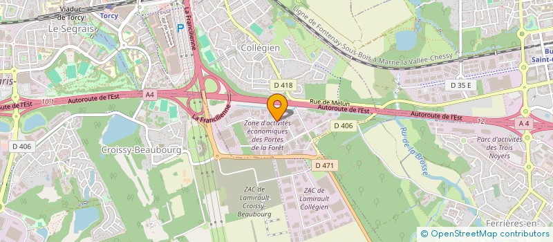 localisation de l'entreprise PROTEKTOR SA à COLLEGIEN