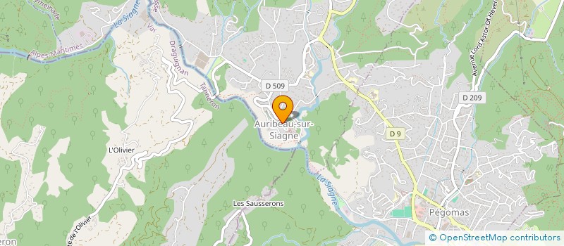 localisation de l'entreprise PROTELECOM  AURIBEAU-SUR-SIAGNE