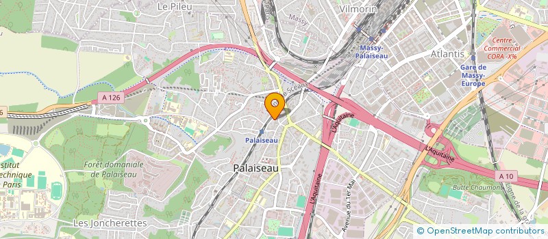 localisation de l'entreprise PROTEME à PALAISEAU