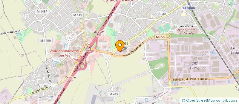 localisation de l'entreprise PROTERAM à LESQUIN