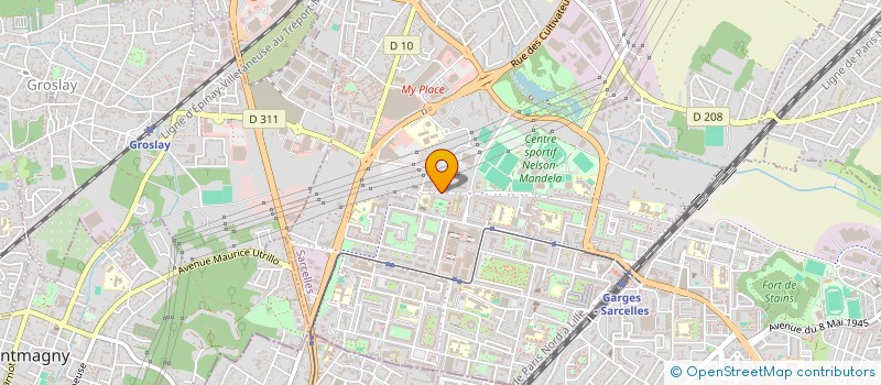 localisation de l'entreprise PROTEST HOPITAL PRIVE NORD PARISIEN  SARCELLES