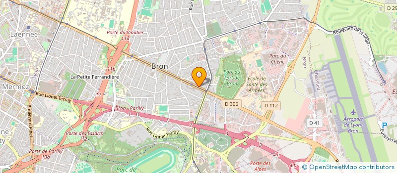 localisation de l'entreprise PROTEUS INVEST à BRON