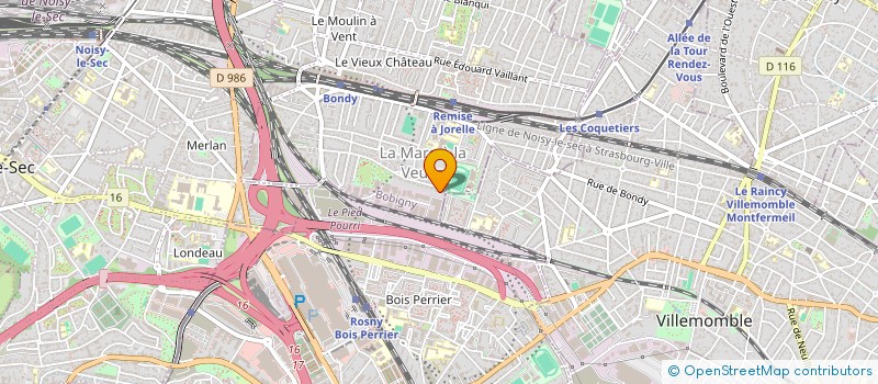 localisation de l'entreprise PROTEXIA  BONDY