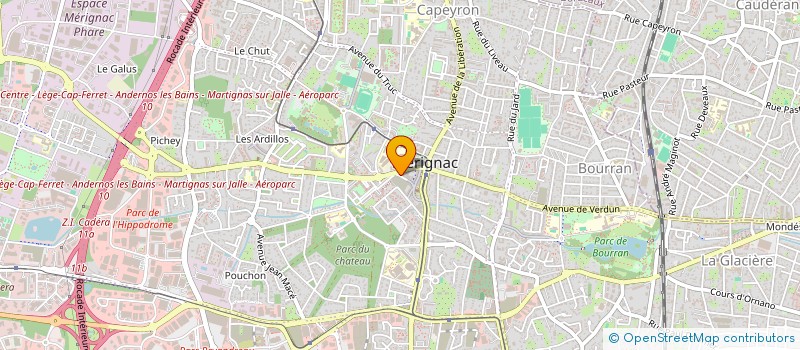 localisation de l'entreprise PROTEXIAL SARL  MERIGNAC