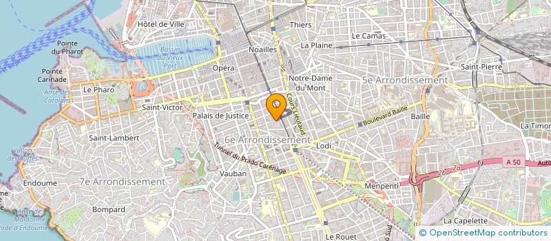 localisation de l'entreprise PROTEXPO à MARSEILLE