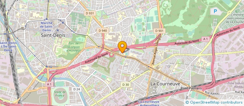 localisation de l'entreprise PROTHEC  SAINT-DENIS