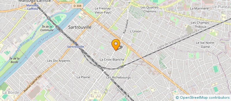 localisation de l'entreprise PROTHERM  SARTROUVILLE