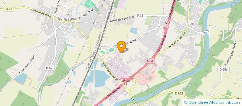 localisation de l'entreprise PROTHERMIA à NOE
