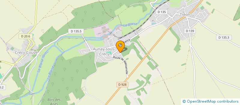 localisation de l'entreprise PROTHESE 41 à AUNAY-SOUS-CRECY