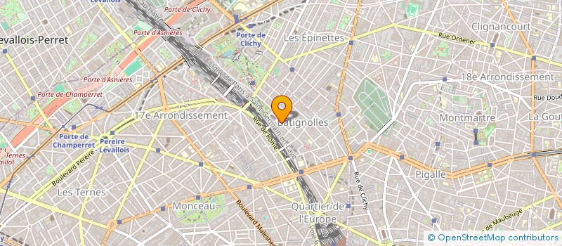 localisation de l'entreprise PROTHESE DENTAIRE EVOLUTIVE à PARIS
