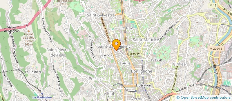 localisation de l'entreprise PROTHESE GENERALE ET SPECIALISEE à NICE