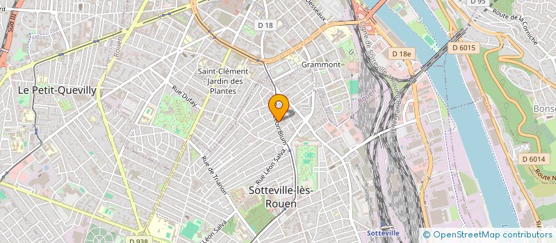 localisation de l'entreprise PROTHESE PLUS à SOTTEVILLE-LES-ROUEN