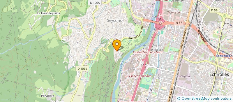 localisation de l'entreprise PROTHESEMOI à SEYSSINS