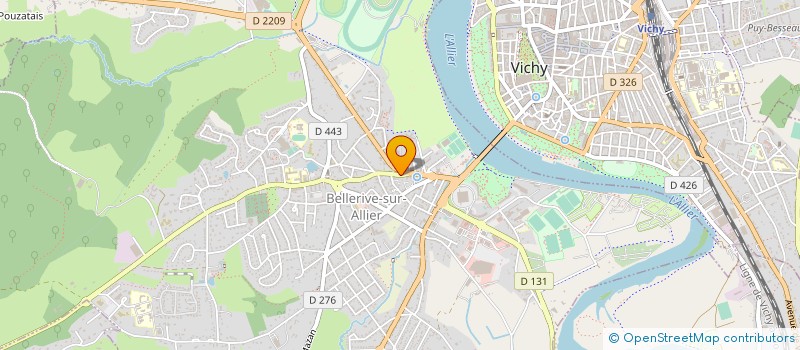 localisation de l'entreprise PROTHESES DENTAIRES DE LA SOURCE à BELLERIVE-SUR-ALLIER