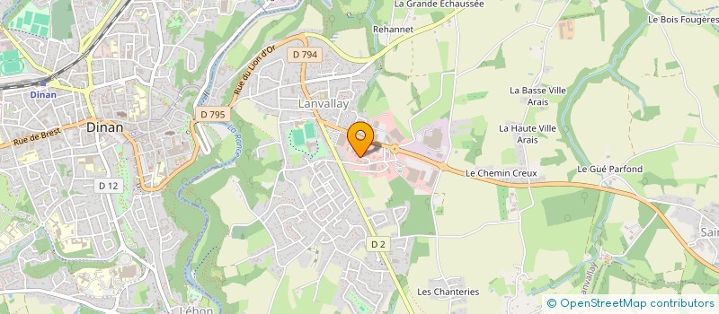 localisation de l'entreprise PROTHESES DENTAIRES JEHAN à LANVALLAY