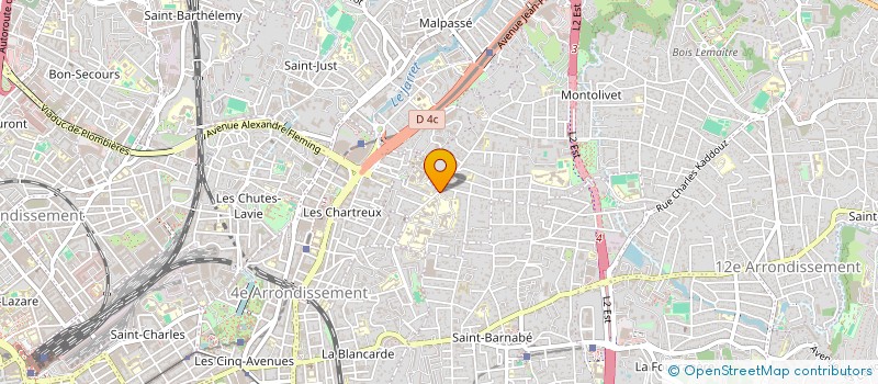 localisation de l'entreprise PROTI à MARSEILLE