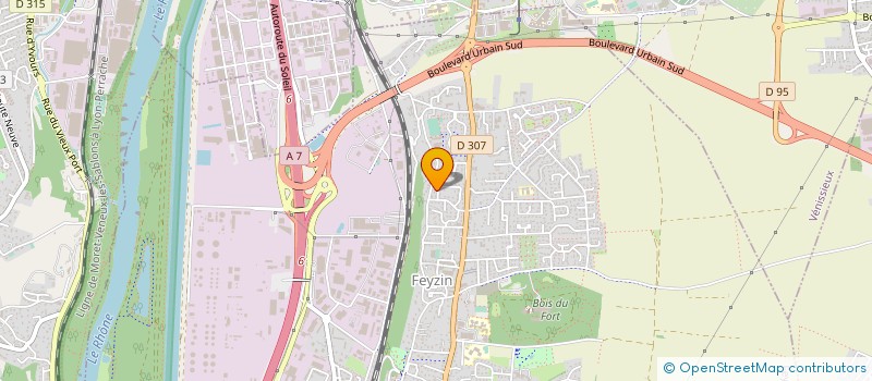 localisation de l'entreprise PROTIDENT - LYON  FEYZIN