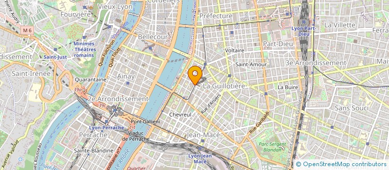 localisation de l'entreprise PROTIERE ET CIE  LYON