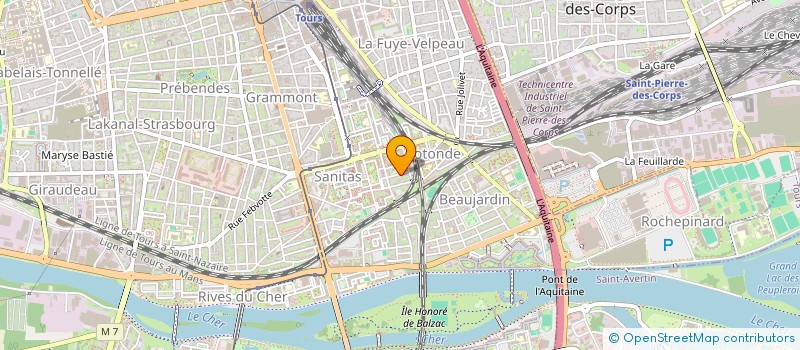 localisation de l'entreprise PROTIN ET FILS  TOURS
