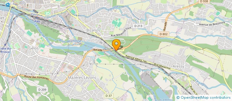 localisation de l'entreprise PROTIPHARMA  BIZANOS