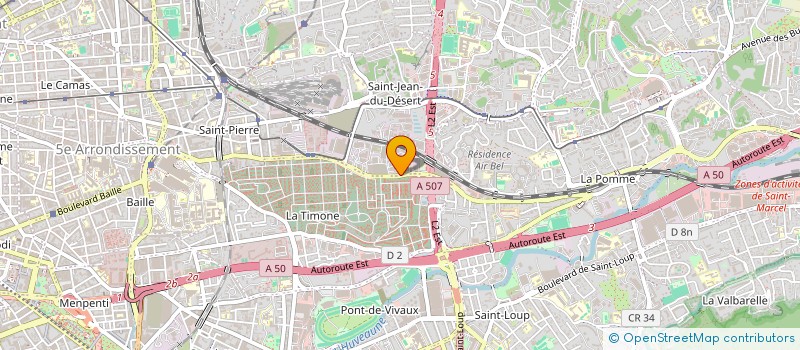 localisation de l'entreprise PROTIS à MARSEILLE
