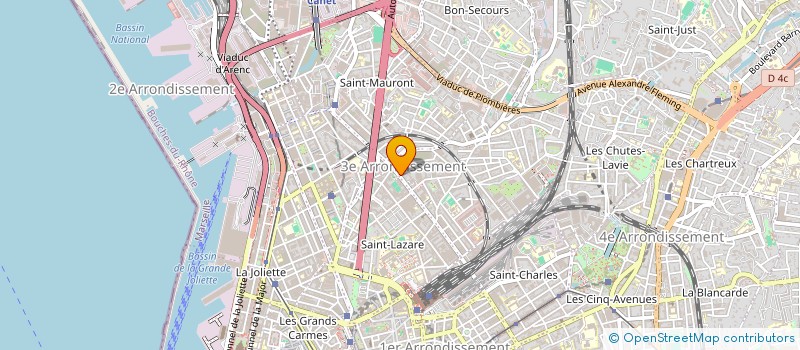 localisation de l'entreprise PROTIS à MARSEILLE