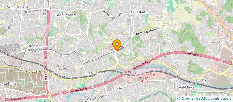 localisation de l'entreprise PROTIS CLUB  MARSEILLE