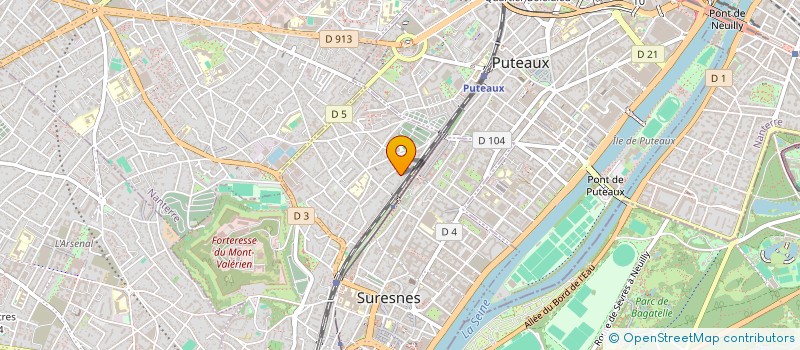 localisation de l'entreprise PROTIS CONSEIL à SURESNES