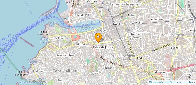 localisation de l'entreprise PROTIS FONCIERE à MARSEILLE