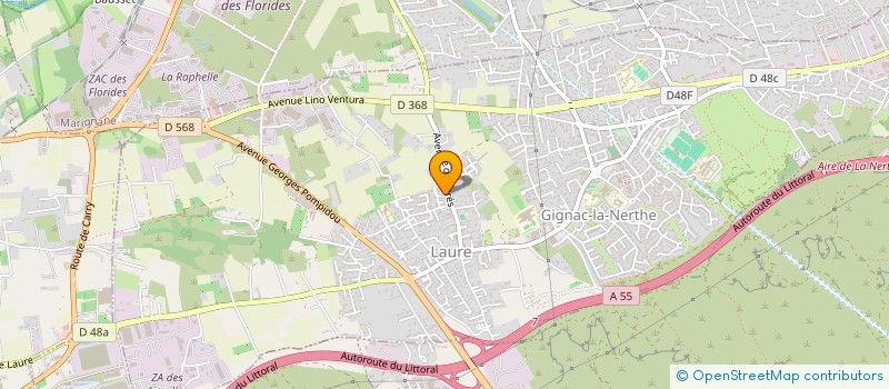 localisation de l'entreprise PROTIS IMMOBILIER à GIGNAC-LA-NERTHE
