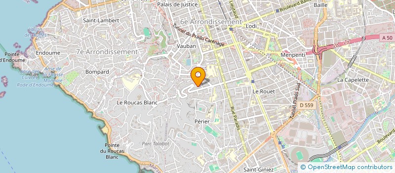 localisation de l'entreprise PROTIS IMMOBILIER à MARSEILLE