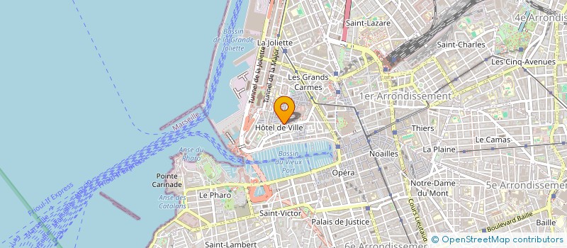 localisation de l'entreprise PROTIS SURVEYS à MARSEILLE