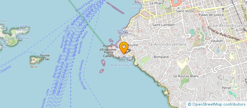 localisation de l'entreprise PROTISFI MALMOUSQUE 1 BIS à MARSEILLE