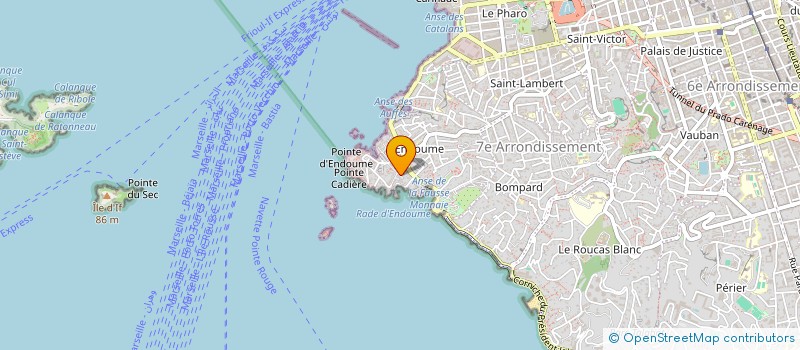 localisation de l'entreprise PROTISFI-TOSSA à MARSEILLE