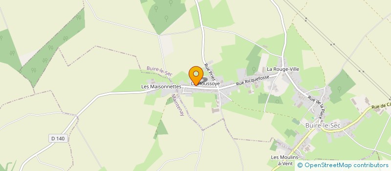 localisation de l'entreprise PROTISS à BUIRE-LE-SEC