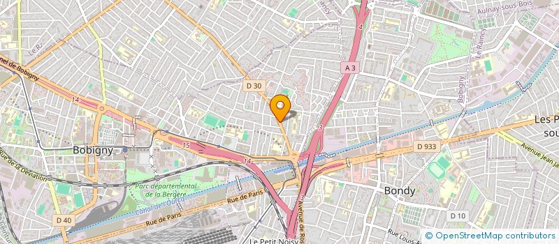 localisation de l'entreprise PROTO BAT à BOBIGNY