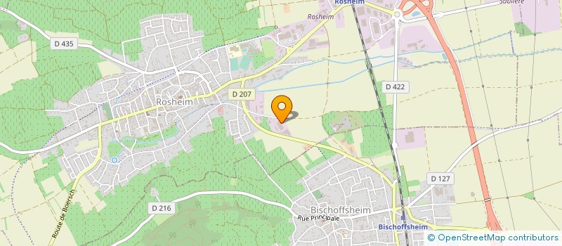localisation de l'entreprise PROTO-ELECTRONICS à ROSHEIM