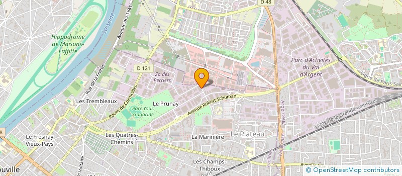 localisation de l'entreprise PROTO M3 à SARTROUVILLE