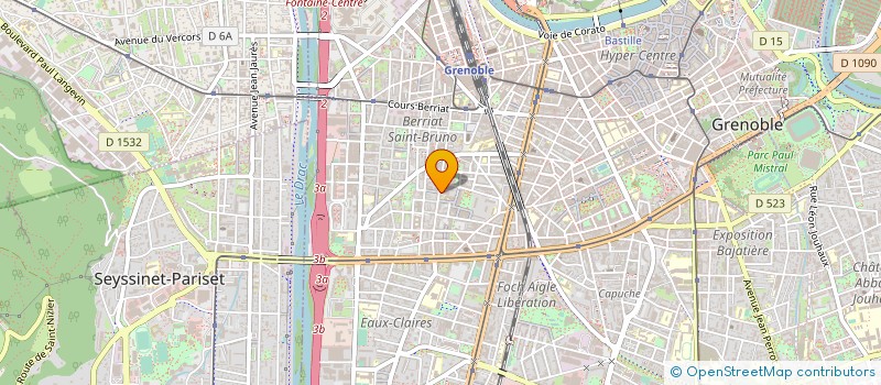 localisation de l'entreprise PROTODENT à GRENOBLE