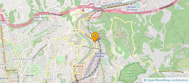 localisation de l'entreprise PROTOKOLE à NICE