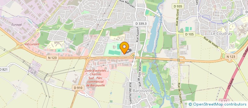 localisation de l'entreprise PROTONVISION à LUISANT