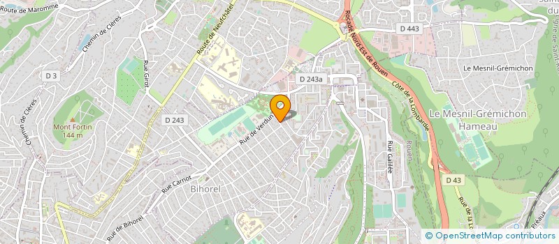 localisation de l'entreprise PROTOPLASTIE à ROUEN