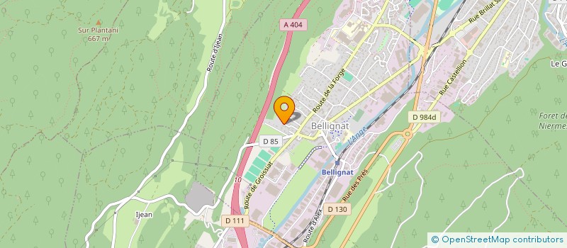 localisation de l'entreprise PROTOS  BELLIGNAT