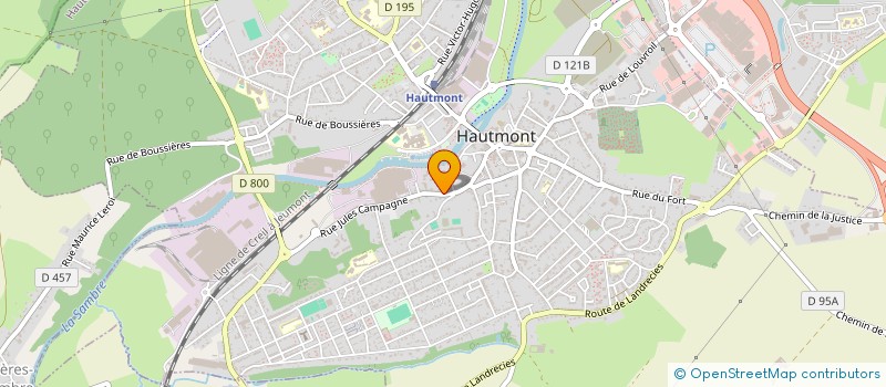 localisation de l'entreprise PROTOSFILM à HAUTMONT