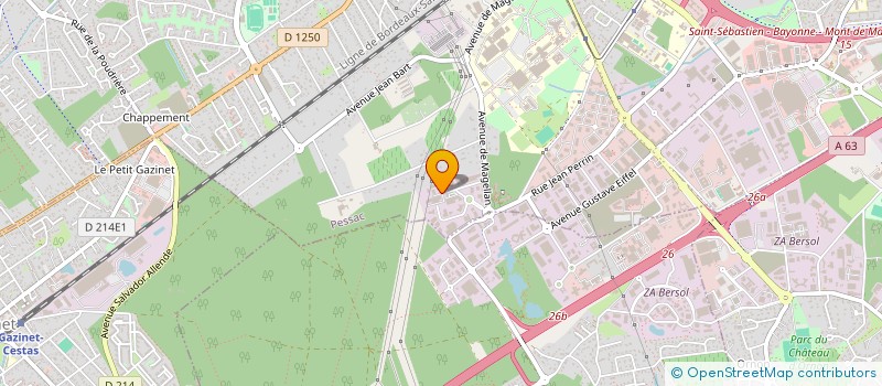 localisation de l'entreprise PROTOTECH  PESSAC